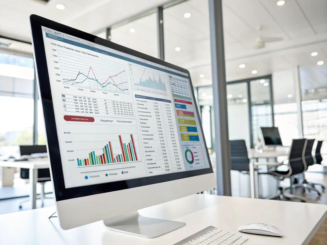An image of statistical graphs and charts, representing the data visualization and statistical analysis skills taught in datavibe.site's R Programming course.